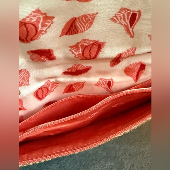 💙⚓️💙VERA BRADLEY💙⚓️💙Anchors Aweigh Natural Straw Beach Wristlet/NWOT - Picture 7 of 7